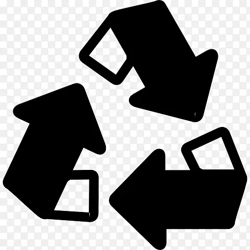 回收站垃圾桶和废纸篮回收符号