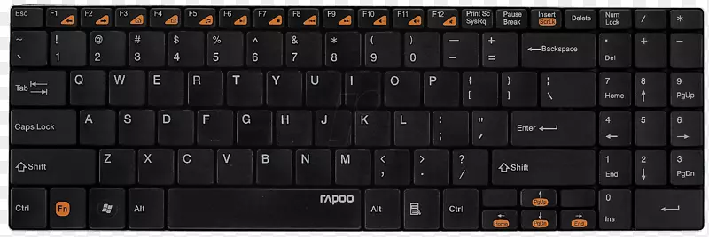 电脑键盘Rapoo无线超薄键盘e 9070 Deutsch Rapoo e 9070数字键盘