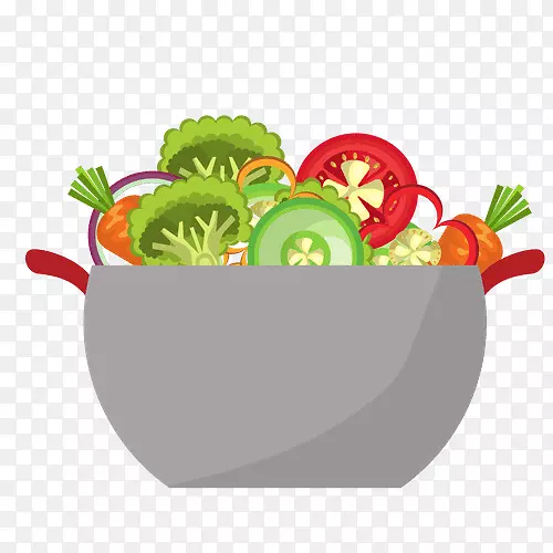 蔬菜色拉食物素食料理-蔬菜