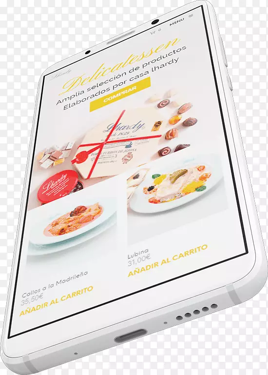 响应网页设计数字营销移动应用程序登陆页面应用软件-la tienda del toro餐饮