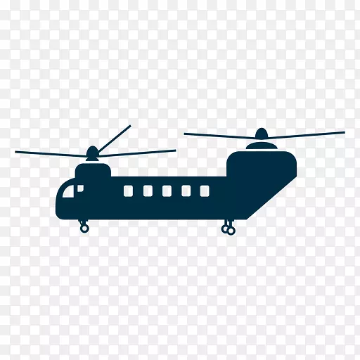 直升机旋翼飞机波音ch-47 chinook vexel直升机