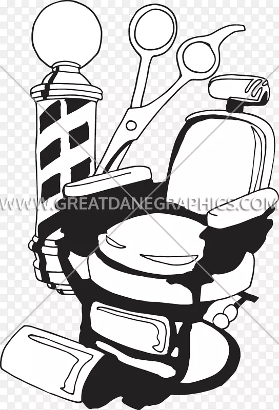 理发椅图形剪贴画椅
