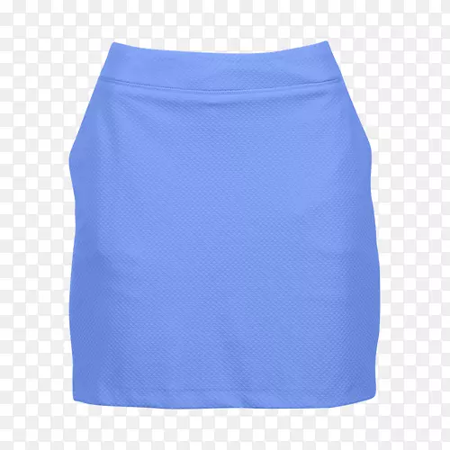游泳公文包短裙腰短裤连衣裙-蓝色羽绒衫免费拉PNG图像打印