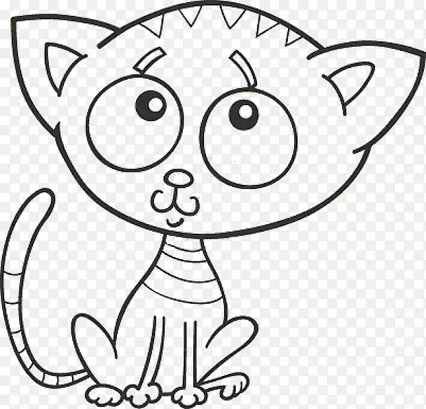 CAT图形免版税着色书插图CAT
