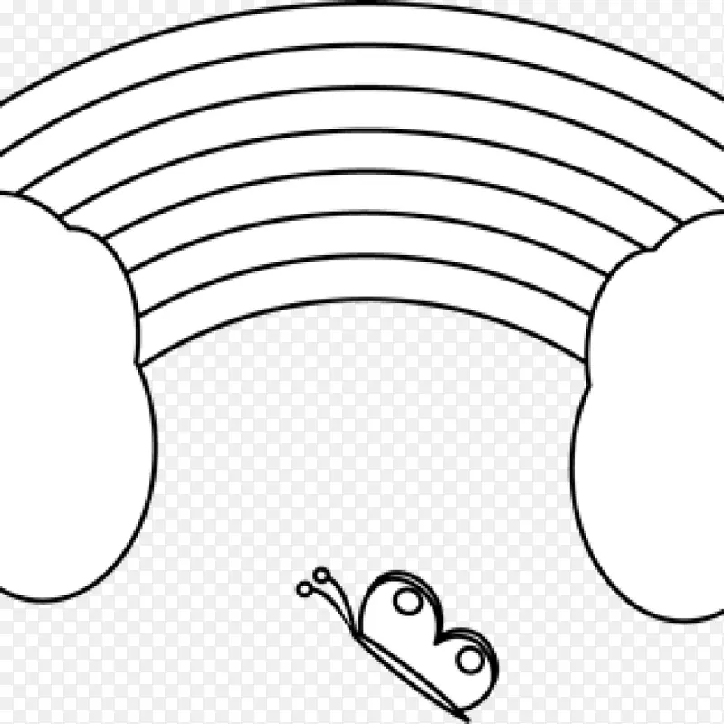剪贴画蝴蝶和飞蛾图像免费内容png图片.白色彩虹