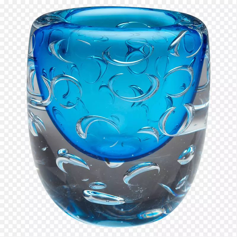 青色设计布里斯托尔花瓶钴蓝布里斯托尔花瓶设计装饰甜点盘