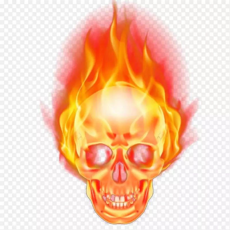 火焰图形png图片头骨图像火焰