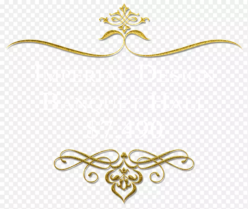 婚礼邀请函皇家设计厅标志