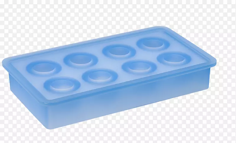冰立方体托盘硅胶厘米-蓝色冰块