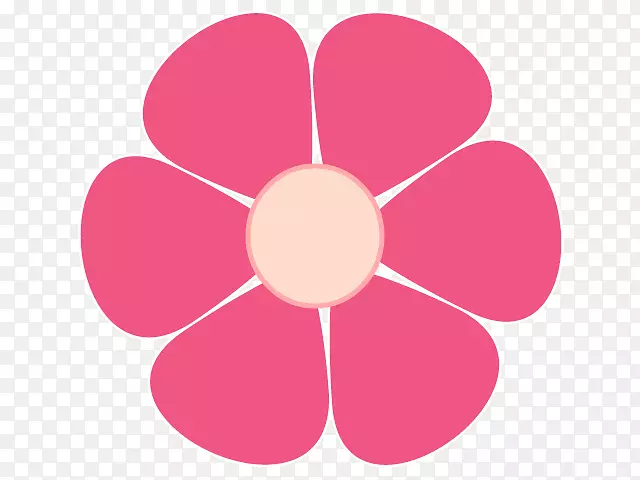 剪贴画粉红花卉开放部分花卉设计粉红花卉设计