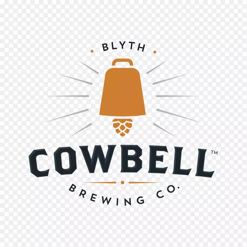 啤酒厂标志牛铃酿造公司。品牌啤酒