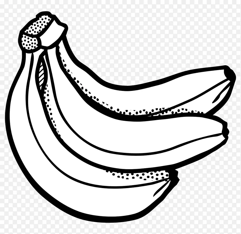 剪贴画香蕉露台插画图像-香蕉