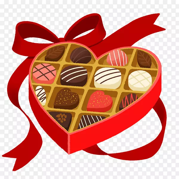 红梅巧克力情人节巧克力心脏礼物-情人节