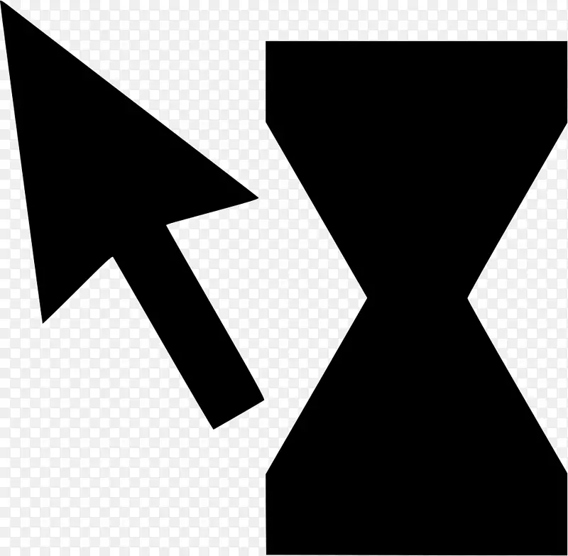 商标三角形字体-光标箭头