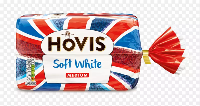 Hovis中号软白面包烘焙店面包Hovis软白厚厚的低碳水化合物包装