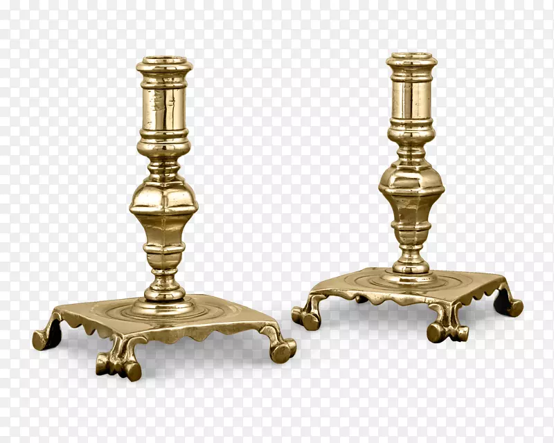 黄铜烛台古董桌萨莫瓦尔.黄铜