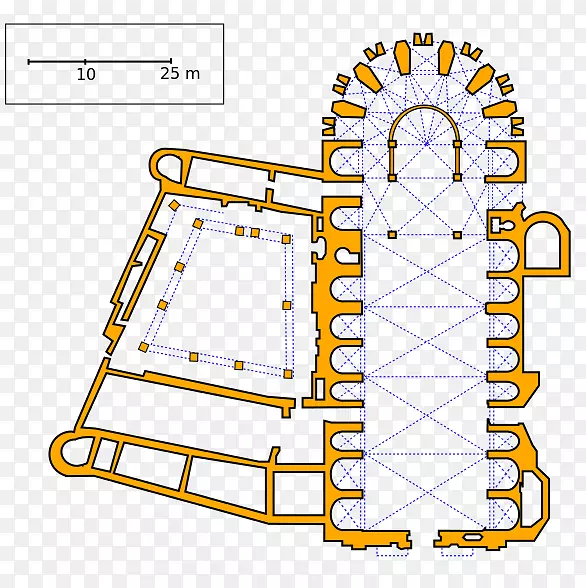 吉罗纳大教堂平面图
