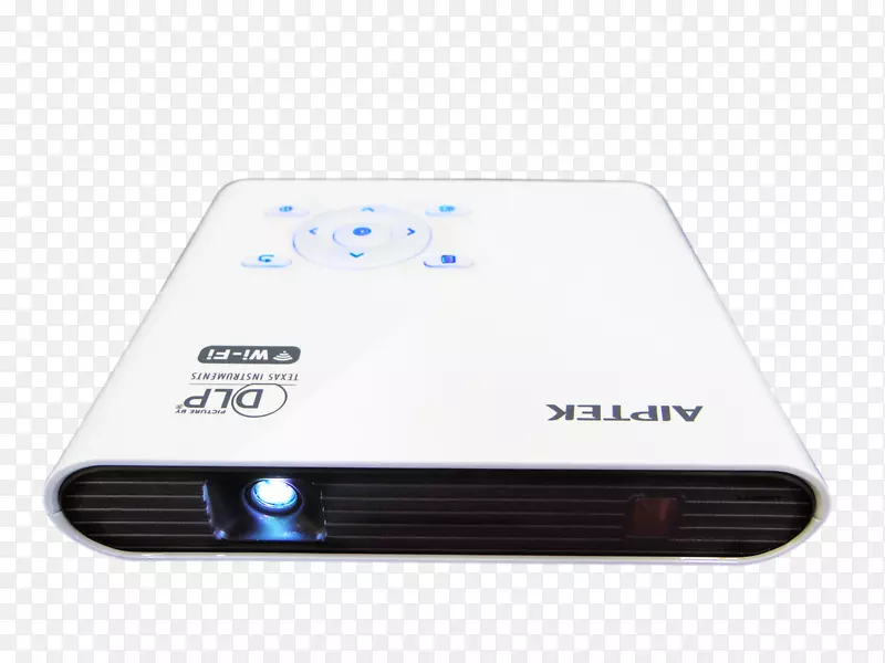 多媒体投影仪手持投影仪数码光处理AIPTEK公司。-投影仪
