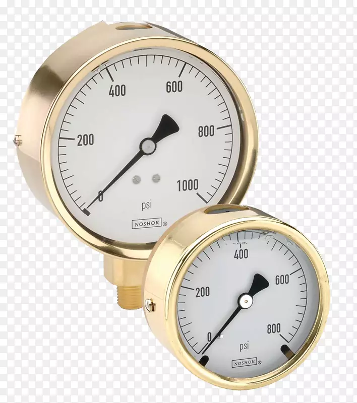 压力测量仪表磅-每平方英寸的力。液黄铜