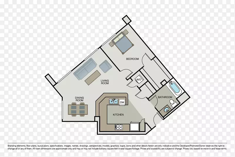 MB 360公寓卧室平面图-公寓