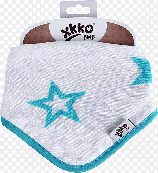 竹子薄纱尿布70x70厘米头巾xkko预折叠尿布新生儿(6件白色)头巾
