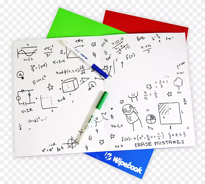 纸制wipebook专业可重用白板笔记本可重复使用干擦除wipebook工作簿笔记本