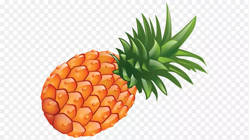 菠萝剪贴画免费水果含量-菠萝