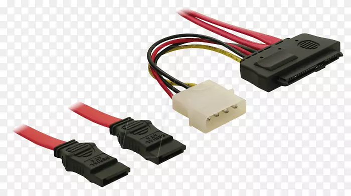 串行连接的SCSI系列ATA电缆脱扣器SATA/SAS电缆硬盘驱动器