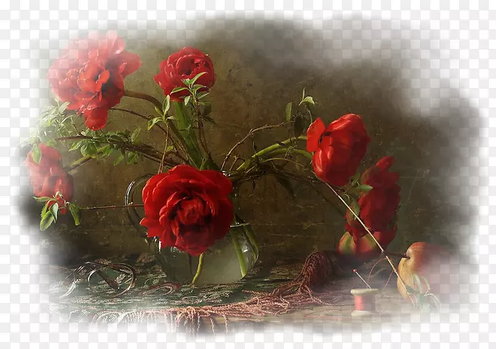 贾龙花瓶拼图摄影花园玫瑰花瓶