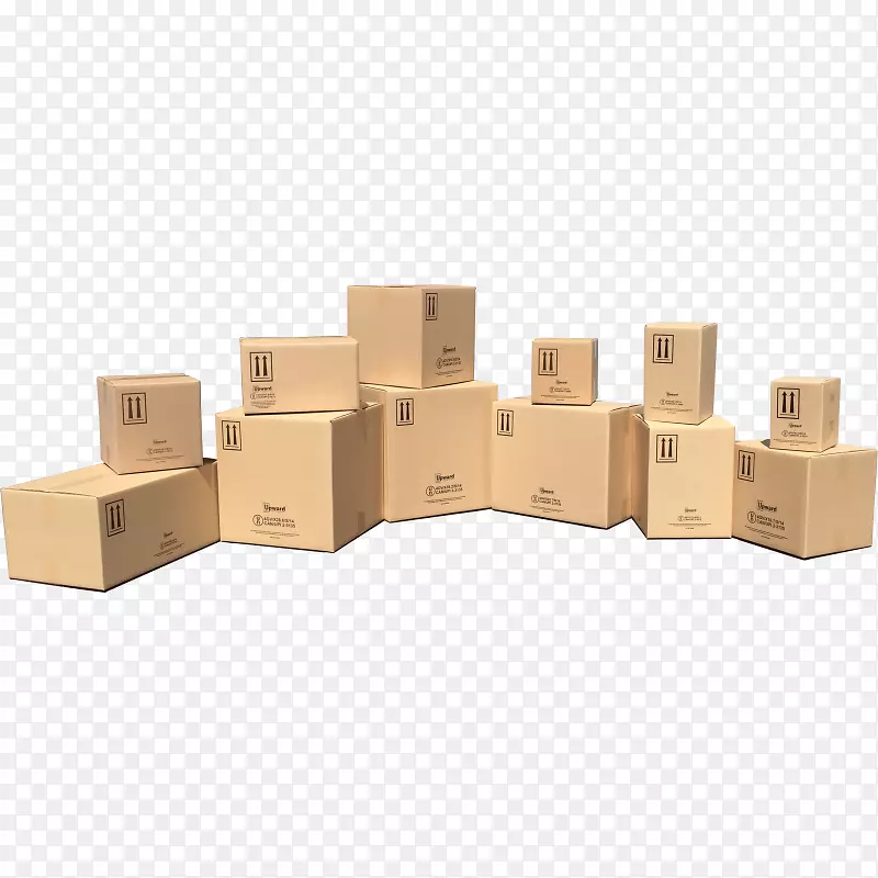 纸板包装和标签箱瓦楞纸纤维板集装箱.箱
