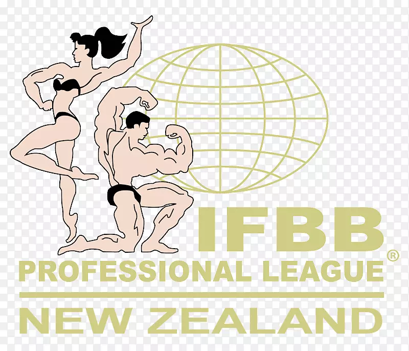 IFBB专业联盟人体肌肉Waikato剪贴画-健美男子