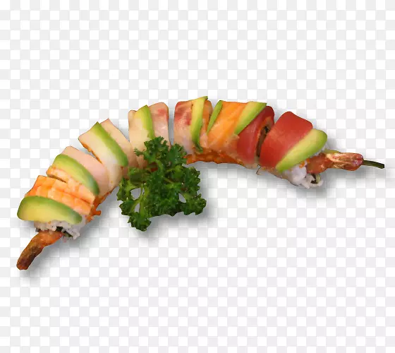 串菜装饰动物源性食品.蟹黄