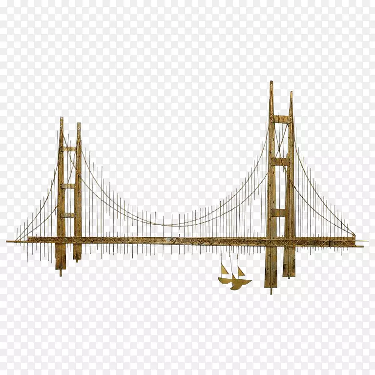 金门大桥雕塑克利夫顿吊桥艺术