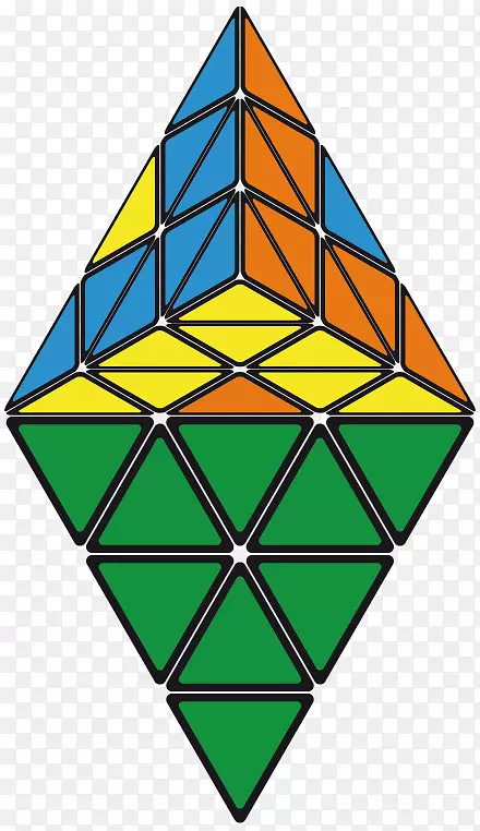 三角，魔方金字塔-算法