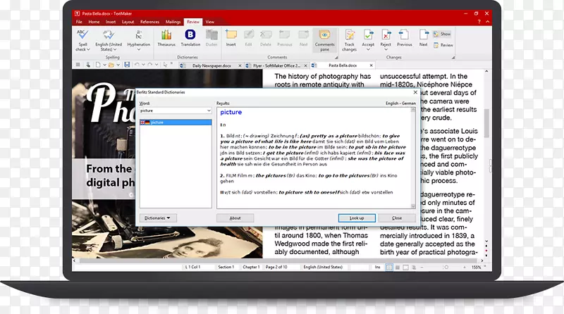 TextMaker软制作者字处理器微软Word文件格式-多用途传单