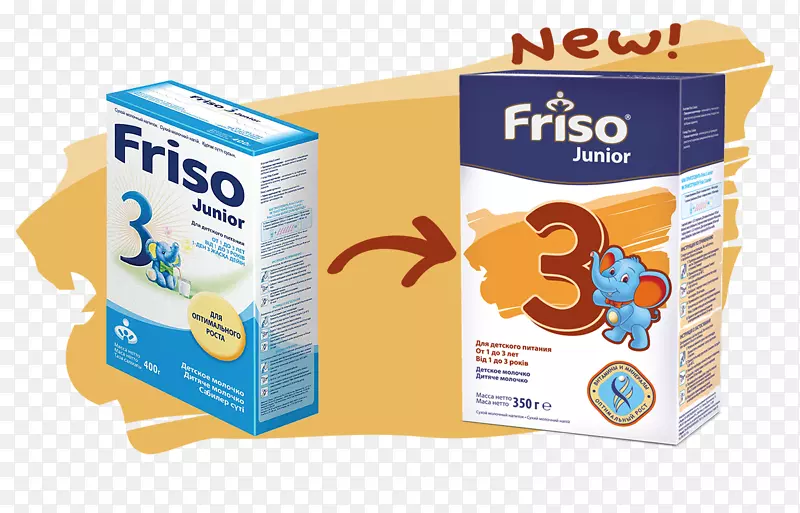 Friso黄金阶段3成长婴儿配方奶粉Frisolac步骤1 Similac-Friso antiguo
