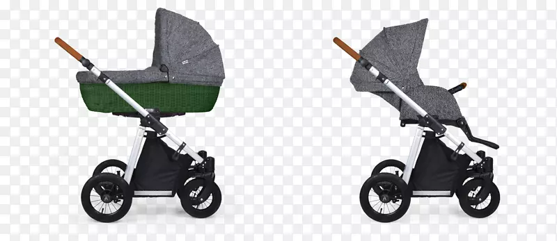 婴儿运输，妈妈和爸爸，婴儿和蹒跚学步的汽车座椅.Probefahrt