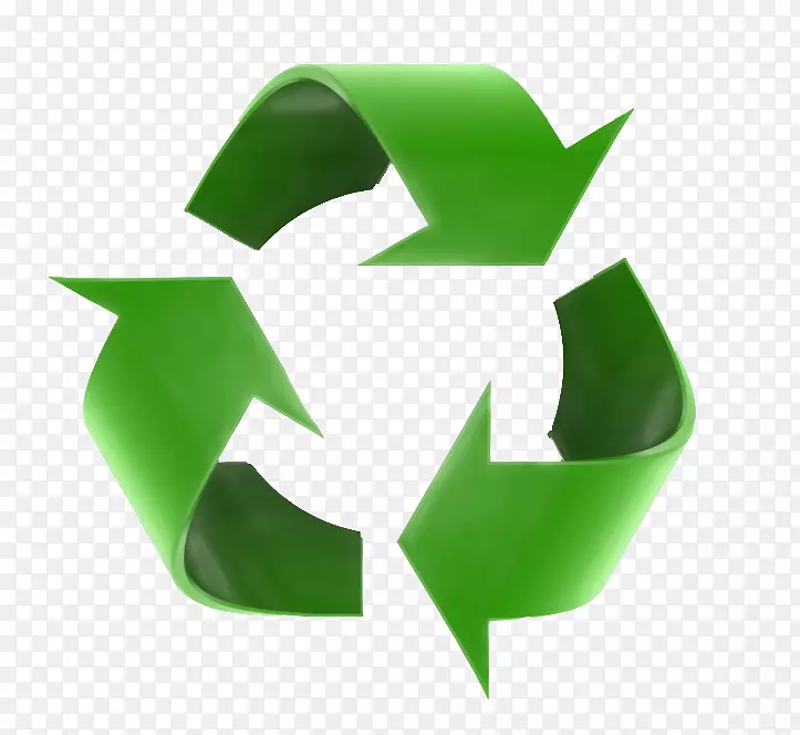 回收符号再利用废物剪辑艺术.回收饮料容器