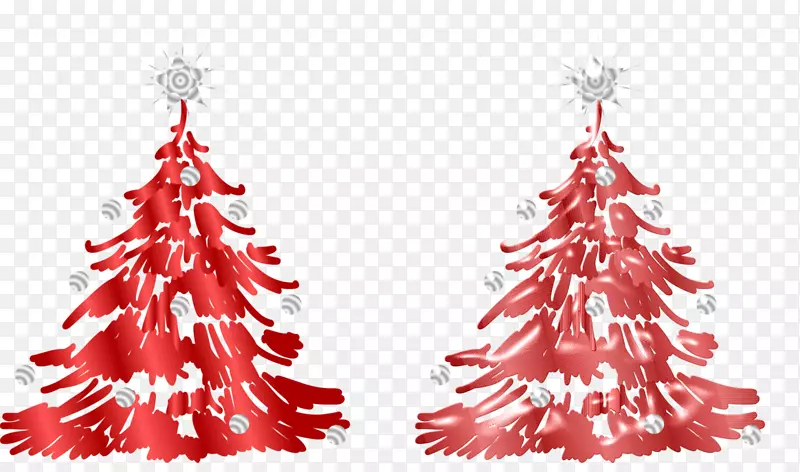 圣诞树，圣诞日，圣诞装饰品-圣诞树