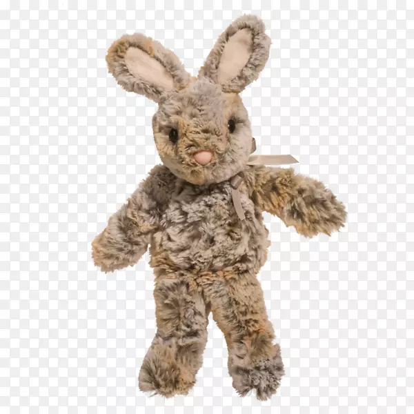 毛绒玩具和可爱玩具道格拉斯萨西宠物萨克道格拉斯拥抱玩具12“帕科吉娃娃道格拉斯拥抱玩具花白色兔子袋(1101)-玩具