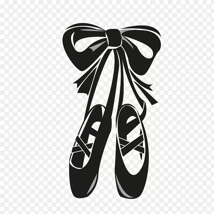 标志鞋字体产品图案芭蕾舞拖鞋袜