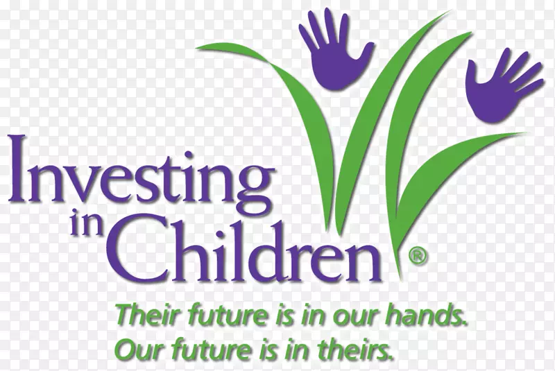 投资儿童教育标志-儿童