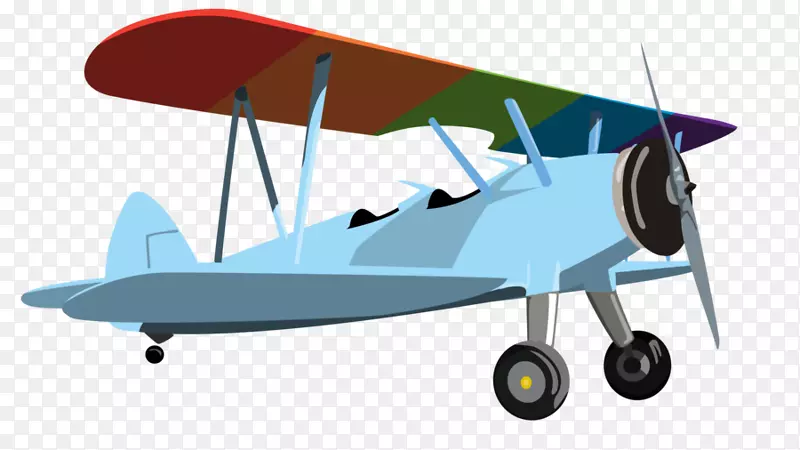 波音-斯蒂曼75型飞机航空空运-飞机