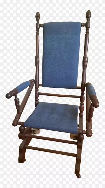 摇椅，古董滑翔机摇椅，桃花心木椅