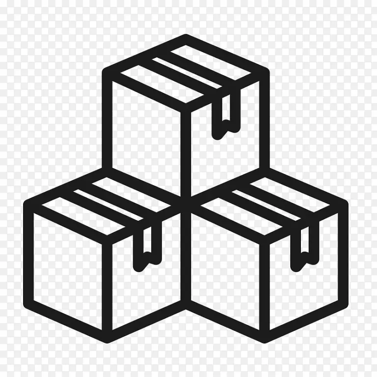 计算机图标立方体剪贴画图形图标设计.立方体