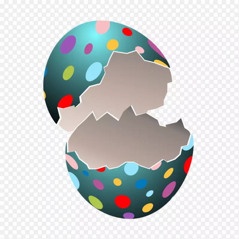 复活节兔子红色彩蛋夹艺术-彩蛋