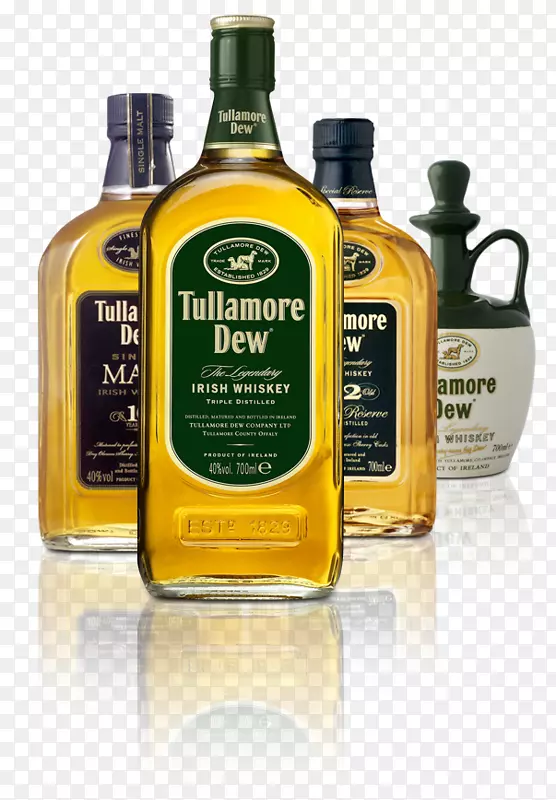 利口酒Tullamore露70 cl威士忌玻璃瓶-Tullamore露爱尔兰威士忌标签
