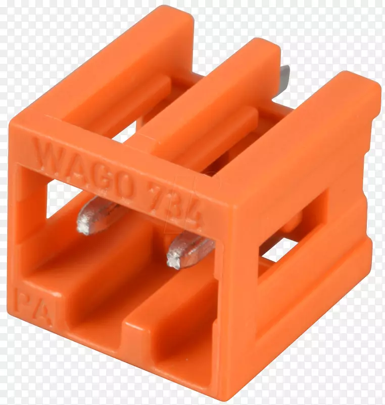 WagoKontakttech引脚，电连接器，导体，印刷电路板.