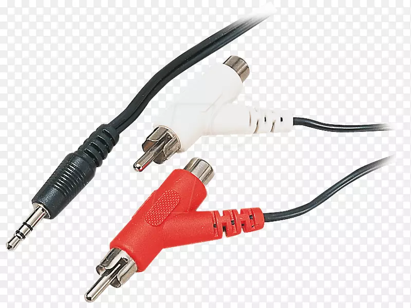 扬声器电线电话连接器电连接器RCA连接器迷你插孔1，5m