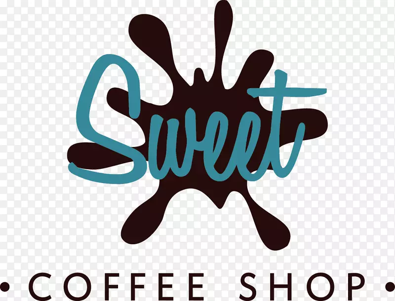 咖啡厅甜咖啡标志设计-咖啡